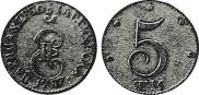 5 kopecks 1787 year