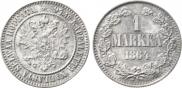 1 markka 1864 year