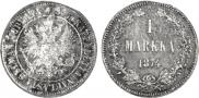 1 markka 1874 year