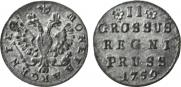 2 grosze 1759 year