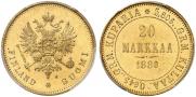 20 markkaa 1880 year