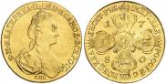 10 roubles 1780 year