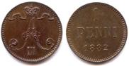 1 penni 1882 year