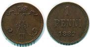 1 penni 1882 year