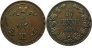 10 pennia 1889 year