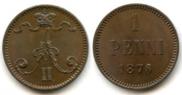 1 penni 1876 year