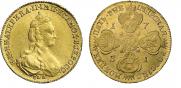 5 roubles 1781 year