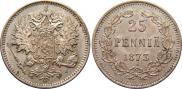 25 pennia 1873 year