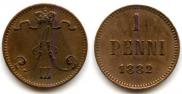 1 penni 1882 year