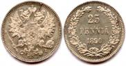 25 pennia 1890 year