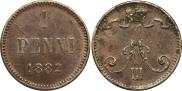 1 penni 1882 year