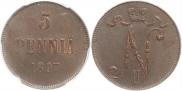 5 pennia 1897 year