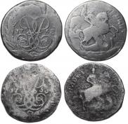 2 kopecks 1758 year