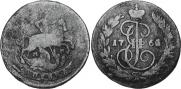 1 kopeck 1766 year