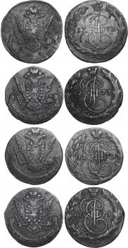 5 kopecks 1773 year