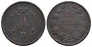 10 pennia 1875 year