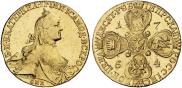 10 roubles 1764 year