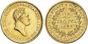 25 złotych 1829 year