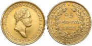 25 złotych 1829 year