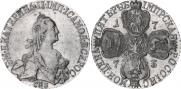 5 roubles 1773 year