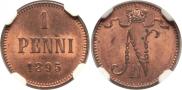 1 penni 1895 year