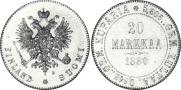 20 markkaa 1880 year