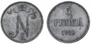 5 pennia 1910 year