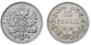 25 пенни 1873 года