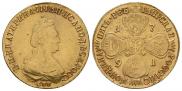 5 roubles 1791 year