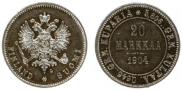 20 markkaa 1904 year