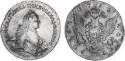 1 rouble 1762 year