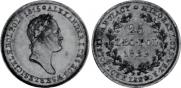 25 złotych 1829 year