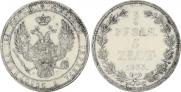 3/4 roubles - 5 złotych 1833 year