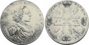 2 roubles 1722 year