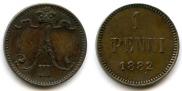 1 penni 1882 year