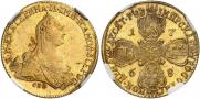 10 roubles 1768 year