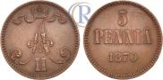 5 pennia 1870 year