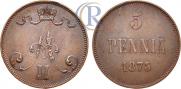 5 pennia 1875 year