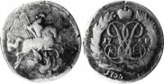 2 kopecks 1758 year