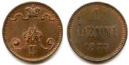 1 penni 1875 year