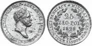 25 złotych 1828 year