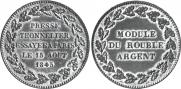 Rouble Module 1845 year