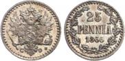 25 pennia 1866 year