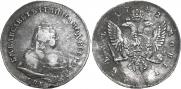 1 rouble 1742 year