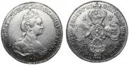 10 roubles 1780 year