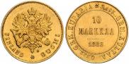 10 markkaa 1882 year