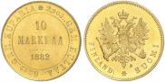 10 markkaa 1882 year