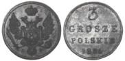 3 grosze 1835 year