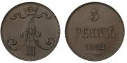 5 pennia 1892 year