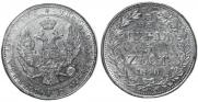 3/4 roubles - 5 złotych 1840 year